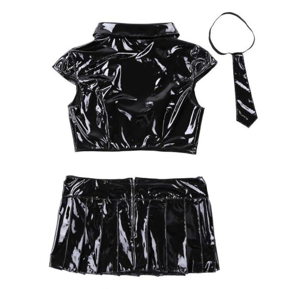 latex-school-girl-outfit-black-crop-top-cropped-fake-leather-fetish-ddlg-playground_441