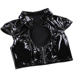 latex-school-girl-outfit-m-black-crop-top-cropped-fake-leather-fetish-ddlg-playground_726
