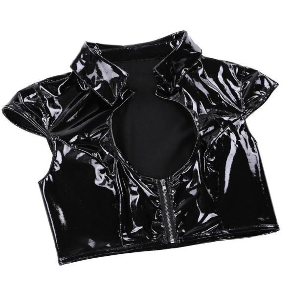 latex-school-girl-outfit-black-crop-top-cropped-fake-leather-fetish-ddlg-playground_454