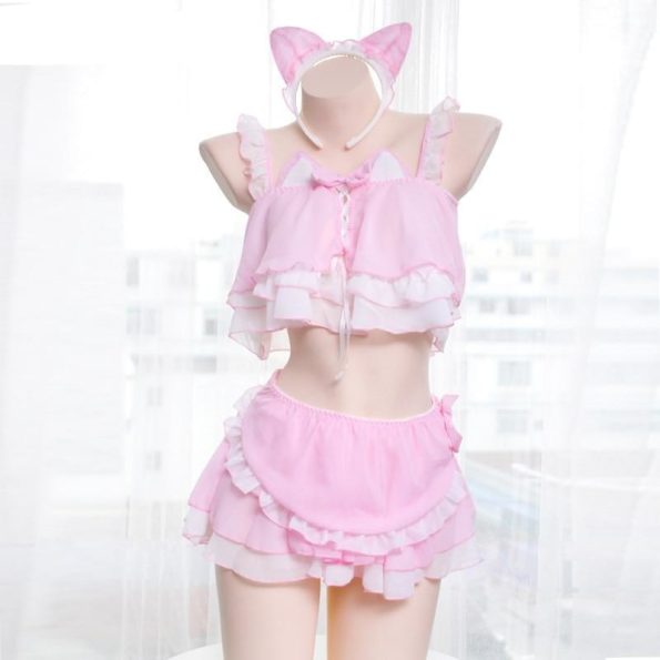 neko-maid-lingerie-set-black-cat-crop-tops-kitten-kittens-kawaii-babe-116